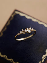 14K Solid Gold Noa Diamond Band - CAMELLIA 3.5 US